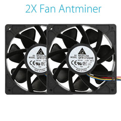 2x Hi-speed 6000RPM Fan Server Case Water Cooling