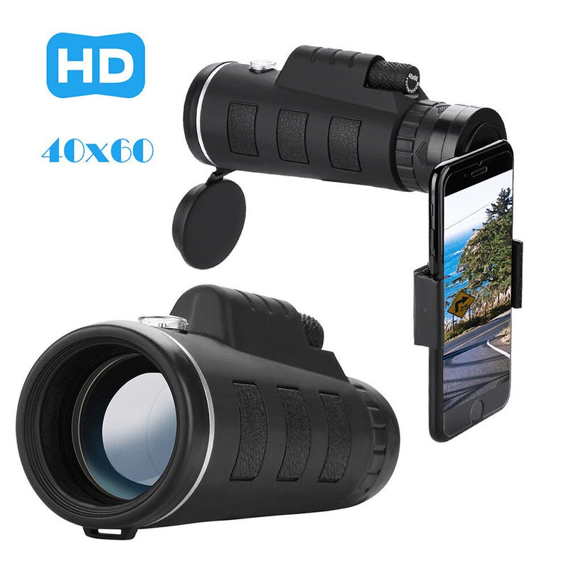 40X60 Zoom Optical HD Lens Monocular Telescope +