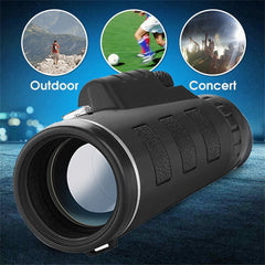 40X60 Zoom Optical HD Lens Monocular Telescope +