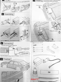 RC Car Electronic Simulation Smoking Exhaust Pipe