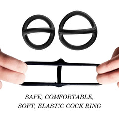 Penis Ring Silicone Semen Lock Ring Delay Ejaculation High Elasticity