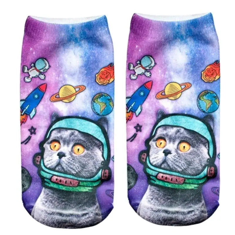 Astro Cat Socks