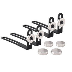 4pcs RC Car Shell Body Mount Metal L-Bracket with Magnet