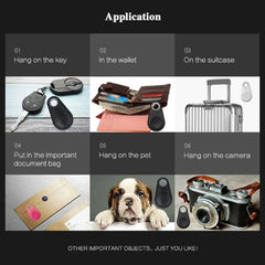 Mini Dog GPS Bluetooth 5.0 Tracker Anti-Lost Device Round Anti-Lost