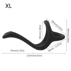 Penis Ring Silicone Semen Lock Ring Delay Ejaculation High Elasticity