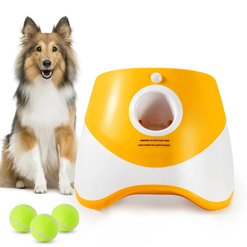 Automatic Throwing Machine Catapult for Dog Pet Toys Tennis Launcher