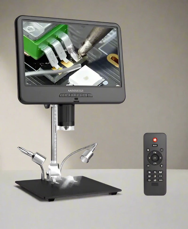 10.1 Adjustable LCD Digital Microscope for Electronics