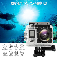 newWaterproof 4K Dual Screen Wifi HD 1080P Camera