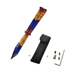 Colorful Training Folding Pocket Knife